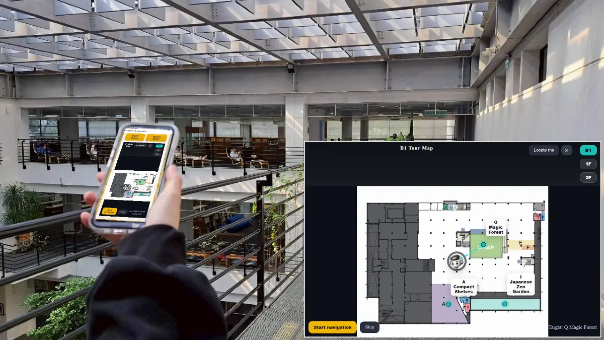 元智大學圖書館結合AI和定位系統 手機變專屬導覽員